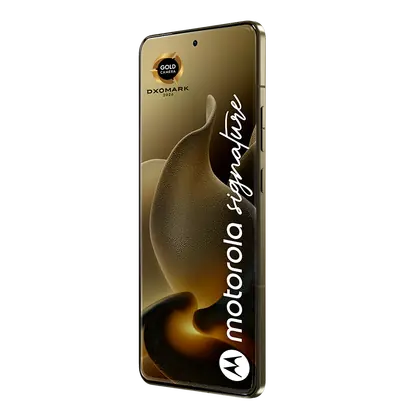 Mobitel Motorola Signature 16/512 Pantone Martini Olive Gold, zlatni-2