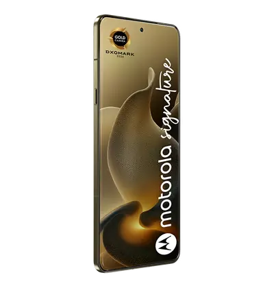 Mobitel Motorola Signature 16/512 Pantone Martini Olive Gold, zlatni-3