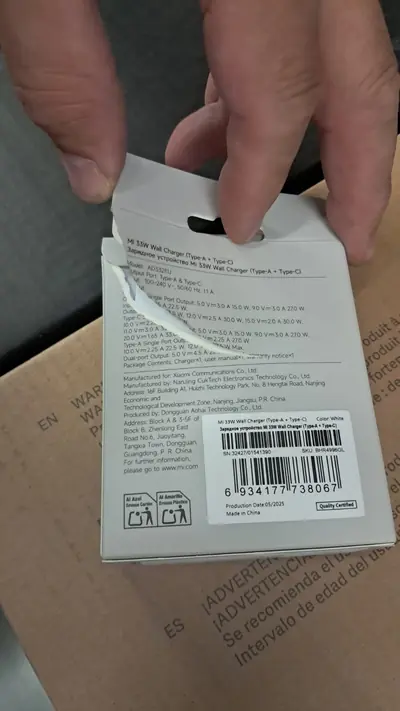 OUTLET XIAOMI MI 33W WALL CHARGER (TYPE-A + TYPE-C) EU-PUNJAČ-2