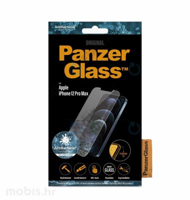 Panzerglass zaštitno staklo za iPhone 12 Pro Max Standard Fit Antibacterial