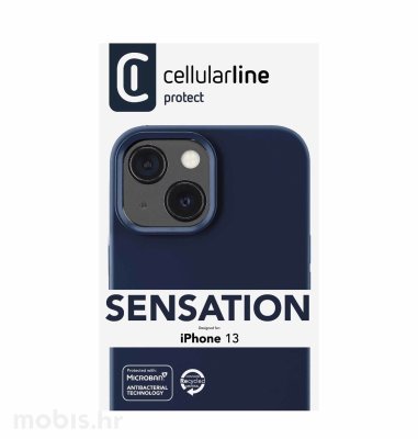 Cellularline plastična zaštita za iPhone 13: plava