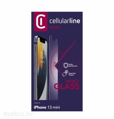 Cellularline zaštitno staklo za iPhone 13 Mini