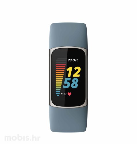 Fitbit Charge 5 pametna narukvica: sivo-plava
