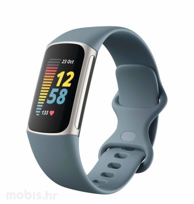 Fitbit Charge 5 pametna narukvica: sivo-plava