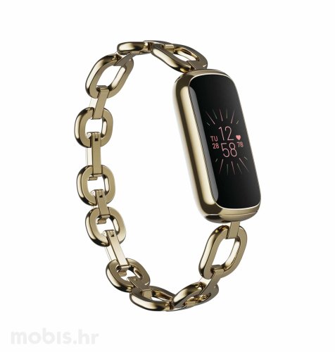 Fitbit Luxe Special edition soft: gold/peony + gorjana juwellery band