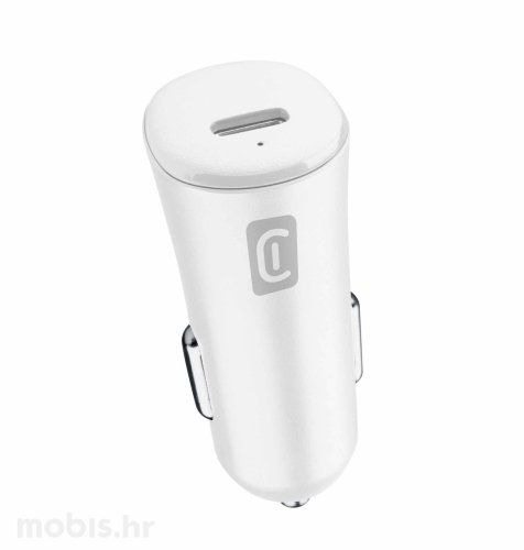 Cellularline auto adapter za iPhone USB-C 20W: bijeli