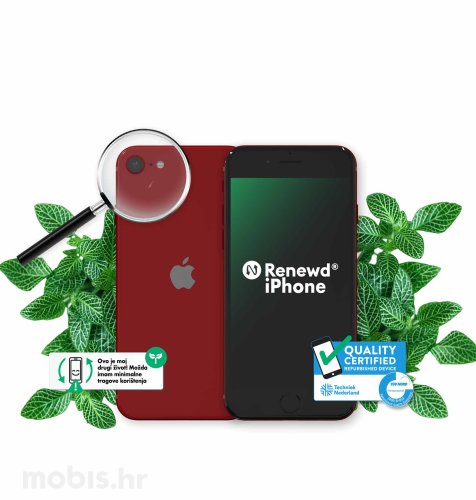 Renewd® iPhone SE2020 64GB: crveni