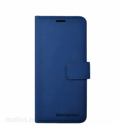 MaxMobile Elegant Wallet zaštitna preklopna maska za Samsung Galaxy A41: tamno plava