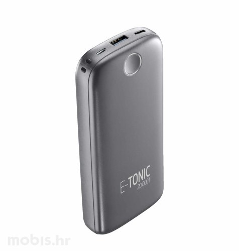 Cellularline E-Tonic prijenosna baterija 20000 mAh: crna