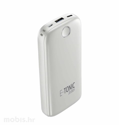 Cellularline E-Tonic prijenosna baterija 20000 mAh: bijela