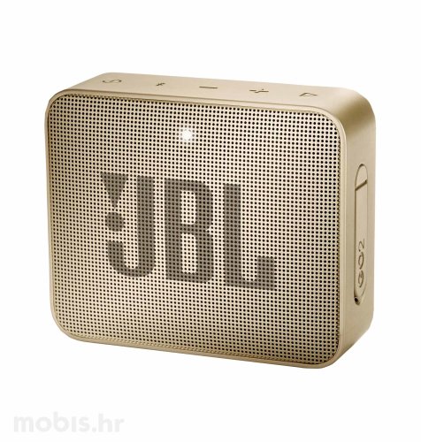 JBL GO 2 prijenosni bluetooth zvučnik: champagne