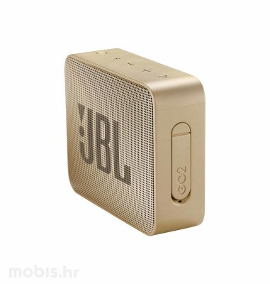 JBL GO 2 prijenosni bluetooth zvučnik: champagne