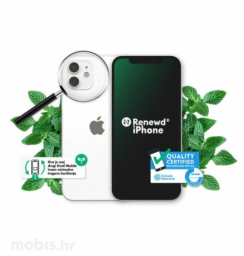 Renewd® iPhone 12 64 GB: bijela