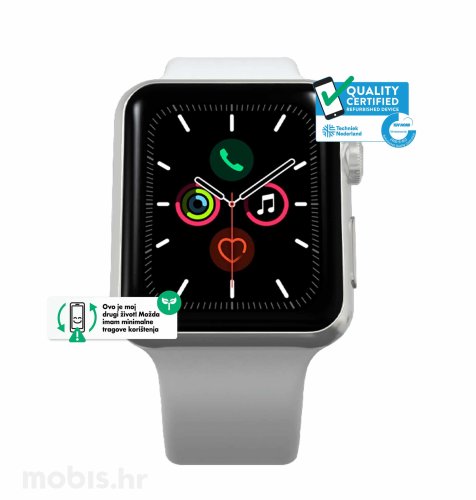 Renewd® Apple Watch Series 5 (44 mm): srebrni