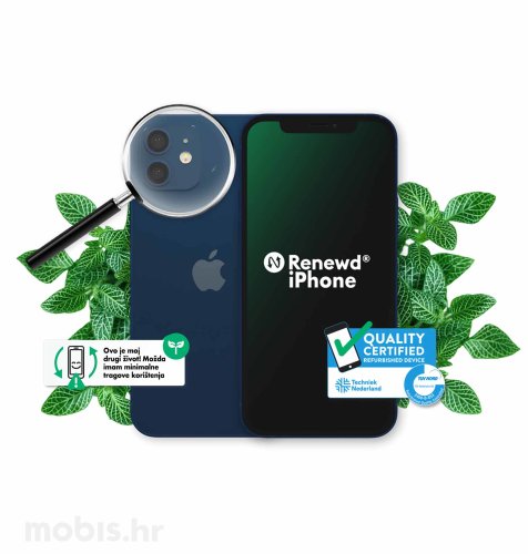 Renewd® iPhone 12 64 GB: plavi