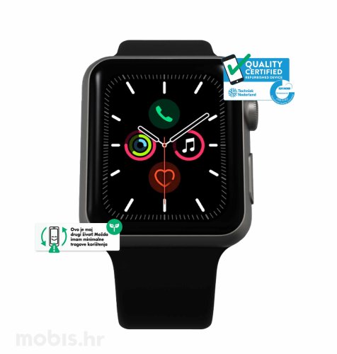 Renewd® Apple Watch Series 5 (44 mm): siva/crna