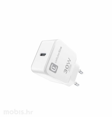Cellular Line kućni punjač iPhone adapter USB-C 30W