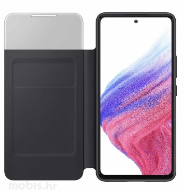 Samsung Book S View Wallet cover Galaxy A53: crna