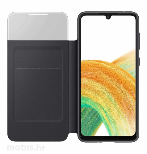 Samsung Book S View Wallet cover Galaxy A33: crna