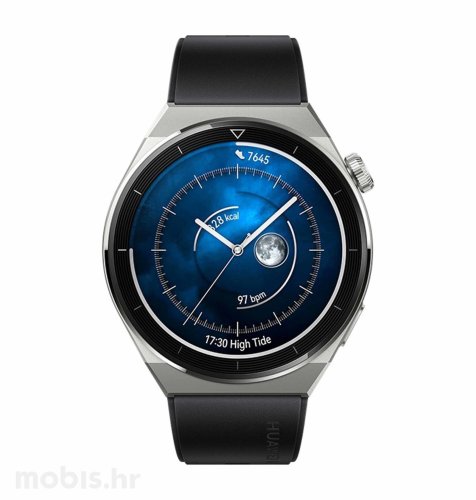 Huawei Watch GT 3 Pro 46mm: Titanium (silikonski remen)