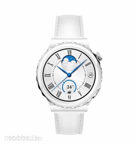 Huawei Watch GT 3 Pro pametni sat 43mm: Ceramic (kožni remen)