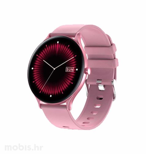 Pametni sat Neon Classic 2: rozi + 20mm silikonski remen + narukvica Neon M6