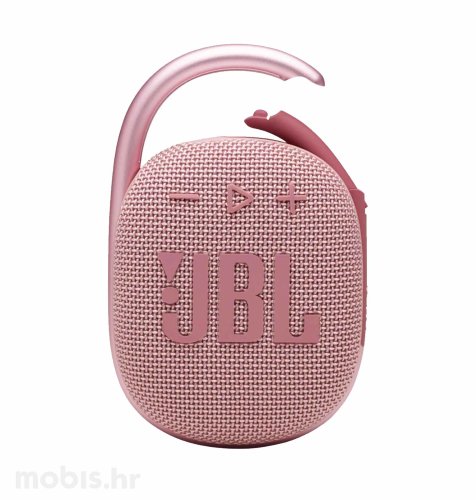 JBL Clip 4 prijenosni Bluetooth zvučnik: rozi