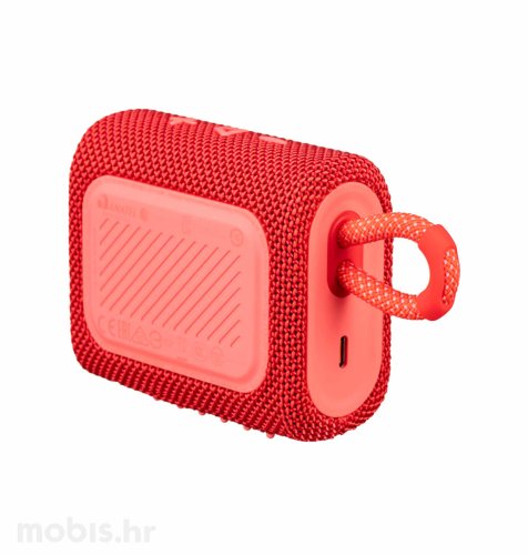 JBL Go3 prijenosni Bluetooth zvučnik: crveni