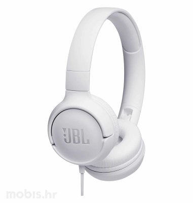 JBL Tune 500 slušalice: bijele