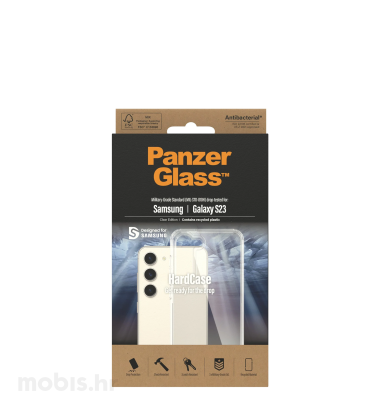 PanzerGlass tvrda zaštitna maska za Samsung Galaxy S23: antibakterijska
