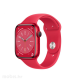 Apple Watch Series 8 GPS 41mm Red Aluminium Case with Red Sport Band - Regular, pametni sat: crveni