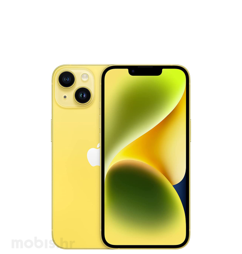 Apple iPhone 14 6GB/128GB: žuti, mobitel