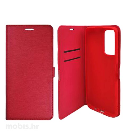 MaxMobile Book torbica Xiaomi Redmi Note 12 5G / Poco X5 5G Slim, crvena