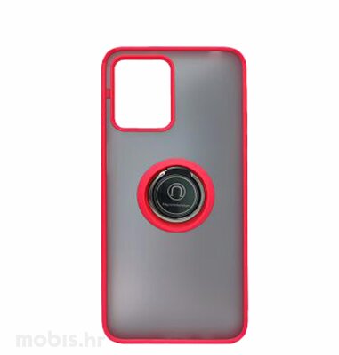 MaxMobile TPU Motorola Moto G53 Matte red with ring