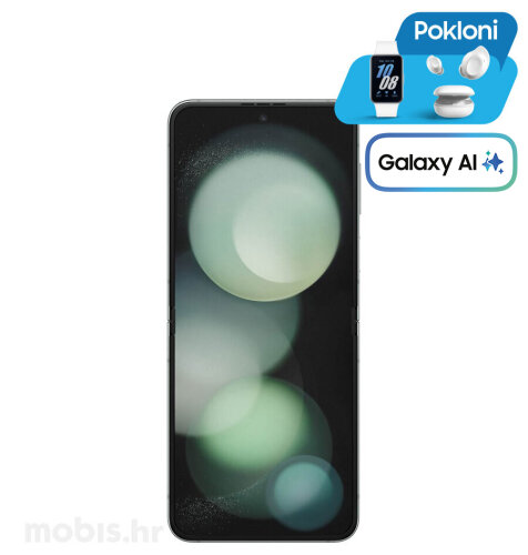 Samsung Galaxy Z Flip 5 8/256: zeleni, mobitel  + Fit3 i Buds FE POKLON