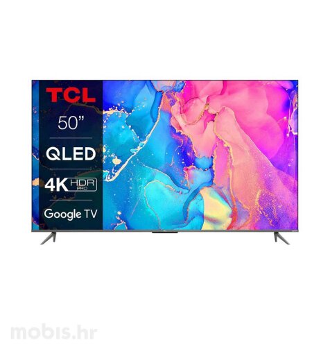 TCL QLED TV 50" 50C645, GOOGLE TV