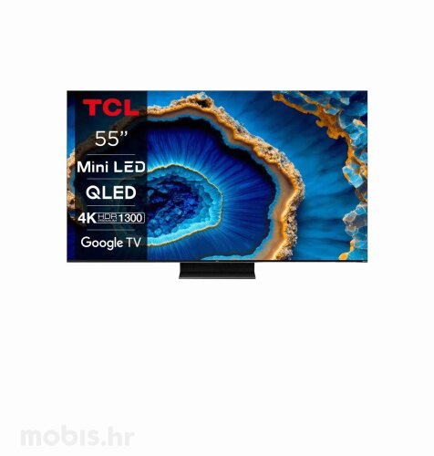 TCL MINI LED TV 55" 55C805, GOOGLE TV