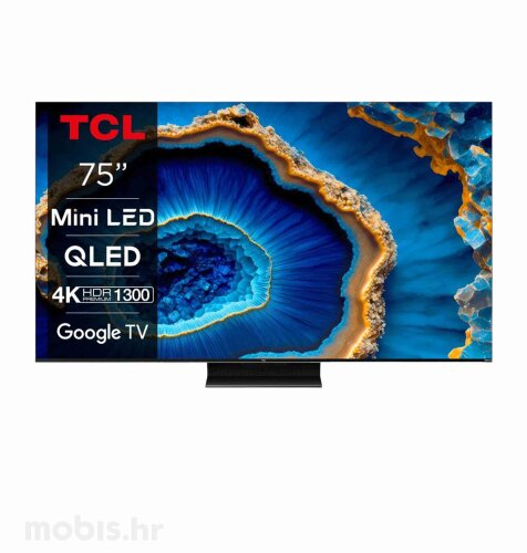 TCL Mini LED TV 75" 75C805, Google TV