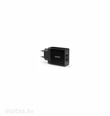 Anker 24w Wall Charger 2-Port: Crna
