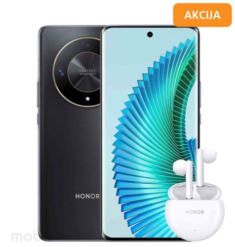 HONOR Magic 6 Lite 5G DS 8/256GB: crni, mobitel + Freebuds slušalice POKLON