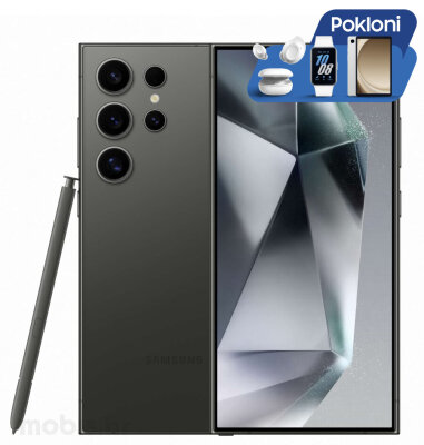 Samsung Galaxy S24 Ultra 12/256: crni, mobitel + Fit3, Buds FE i Tab A9 WiFi POKLON