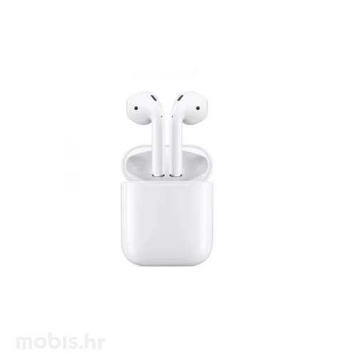 Apple Slušalice AirPods 2, Lightning Charging Case: bijele