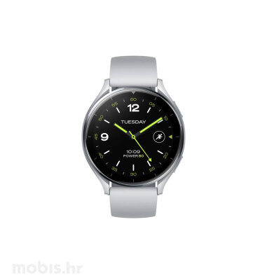 Xiaomi Watch 2: srebrni, crna narukvica