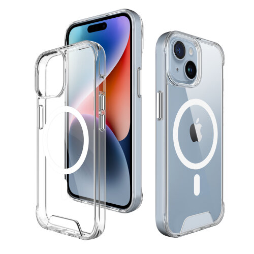 MaxMobile Tpu iPhone 15 – drop-proof pure magsafe:prozirna