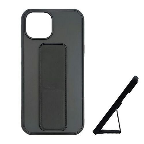 MaxMobile Tpu iPhone 15 – stand case:crna
