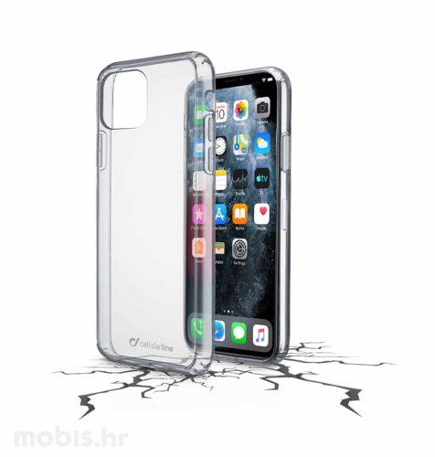 Cellularline plastična zaštita za uređaj Apple iPhone 11: prozirna