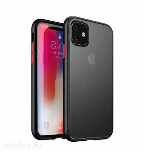 Max Mobile zaštita za iPhone 11 Pro: crna s crvenim tipkama