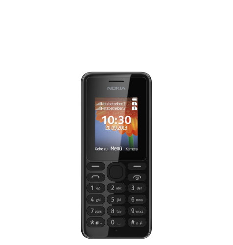 Nokia 108 Dual SIM: crni