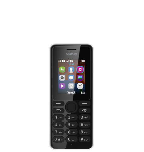 Nokia 108 Dual SIM: bijeli