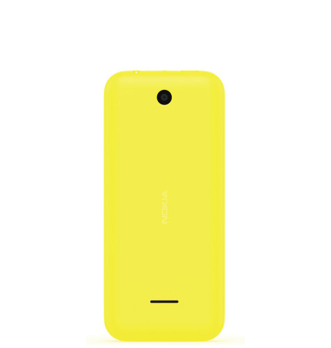 Nokia 225 Dual SIM: žuta